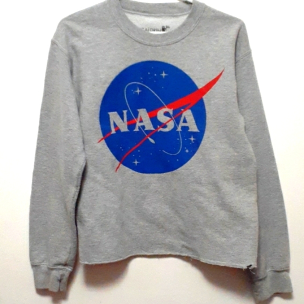 BuzzAldrin Gray NASA Sweatshirt Size Small